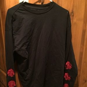 Worn once pac sun long sleeve floral shirt